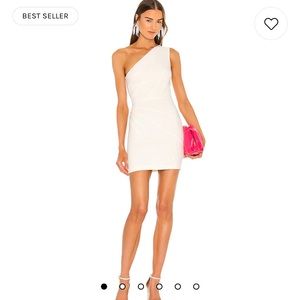 Michael Costello x Revolve Ava Dress in Ivory